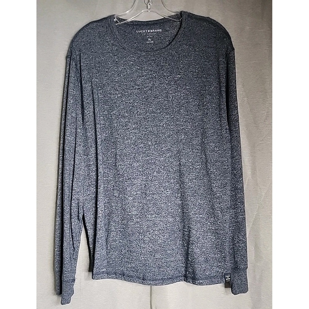 Lucky Brand Pullover Shirt Mens XL Blue Long Sleeve Casual Outdoor